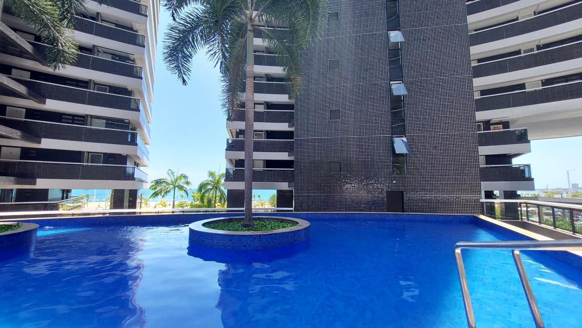 Ed Landscape 3 Quartos Frente Mar Apartment Fortaleza  Luaran gambar